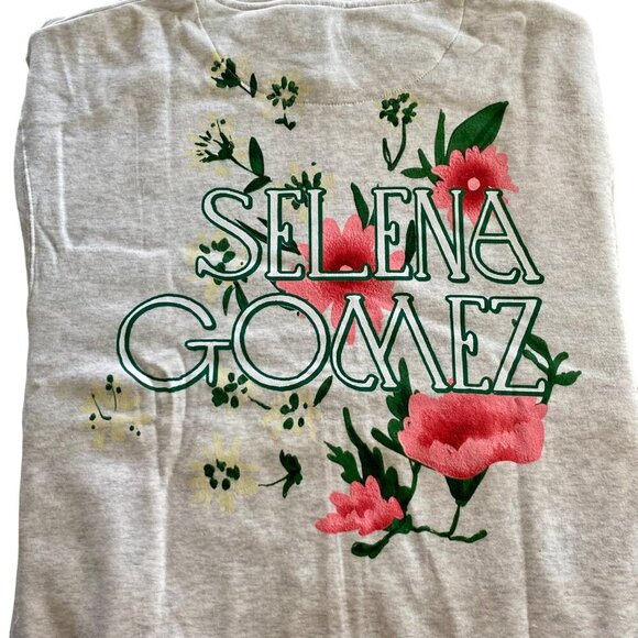 Selena Gomez Gray Floral Full Zip Hoodie Women's Plus Size 1X 2X 3X NEW NWT - Picture 7 of 14